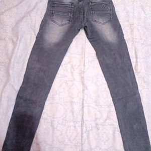 Charcoal Deal Slim Fit Jeans