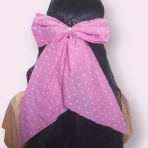 Dotted Hair Bow 🎀+🎁