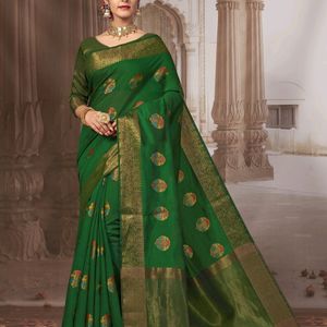 Sri Lakshmi Soft Cotton Saree with Zari Weaving