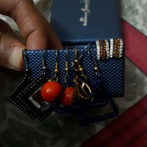 Combo Of 5 Pair Earrings