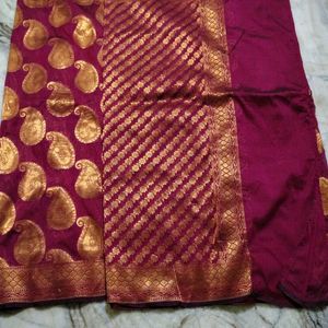 Red Benerasi Saree