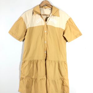 Beige Casual Dress(Women’s)