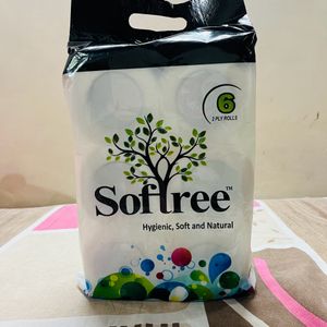 Softree Toilet Paper Pack Of 6 220 Sheets Per Roll