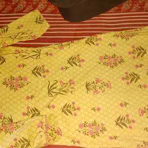 Avasa Yellow Kurtha