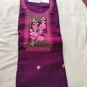 Unstitched Suit With Matching Dupatta [FRESH STOCK