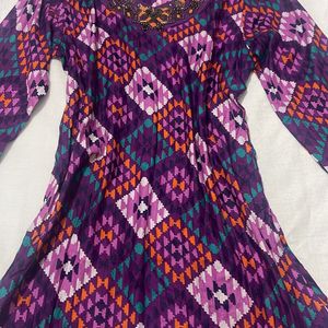 Multicolour Festive Wear Kurti