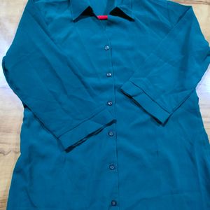 Casual Shirt.. Dark Greenish In Colour