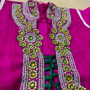 anarkali jacket dress