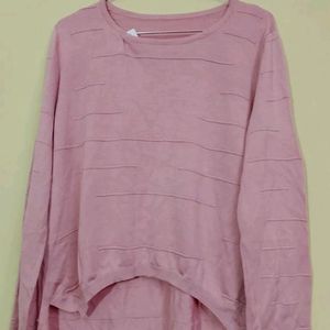 Pink Woolen Soft Top