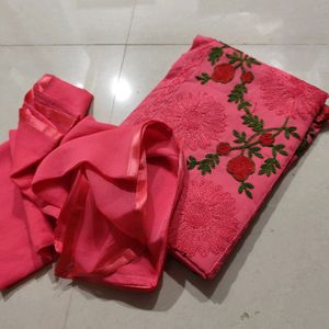 Satin Suit Sale With Emboirdayr Work