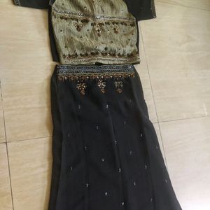 Black Fish Cut Dress For Festivals..