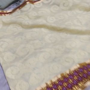 Beautiful  One Side Embroidery  Dupatta