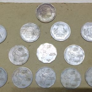 Old And 75 Aazadi Ka Amrit Mahotsav Coin Combo