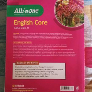 Arihant All In One English Core CBSE Class 11