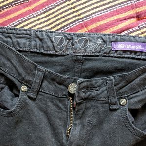 Charcoal Black Denim For Women