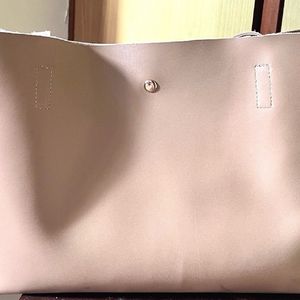 Beige Tote Bag