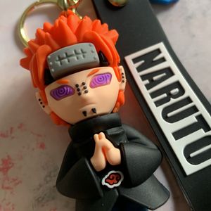 Pain Akatsuki Rubber Keychain | Naruto Anime