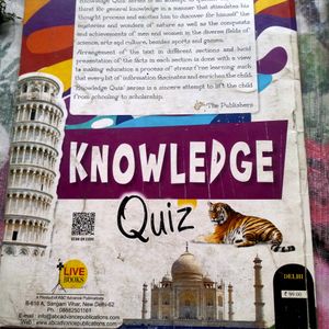 Knowledge Quiz GK Book Class 8th