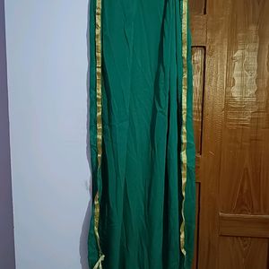 Green And Red Dupatta combo