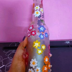 Painting Glass bottle