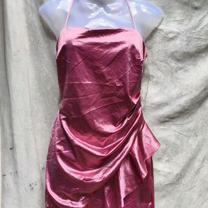 SATIN BODYCON DRESS