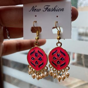 Earrings Pink