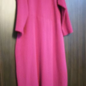 MAGENTA  Middle Slit Flared Kurta..Grab It's