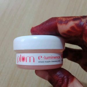 plum e-luminence simply supple cleansing balm.