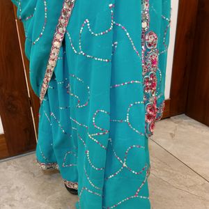 💙 Women Partywear Saree 💙