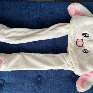 Moving Ear Rabbit Hat - Imported Soft Toy