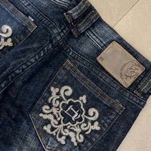 Bell Bottom Diesel Brand  Dark Blue Jeans