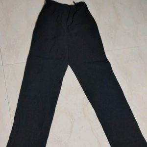 Black Straight Trousers