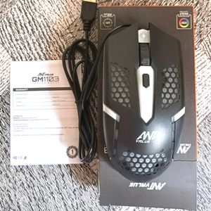 ANT Value GM1103 Wired Gaming Mouse With RGB Back