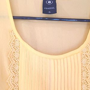 Sunflower Yellow Shift Summer Dress (Midi)