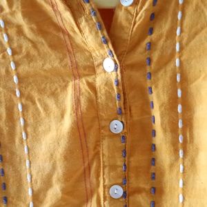 Libas Mustard Kurta