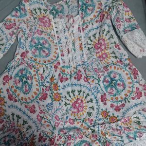 Multicolored Tunic Top