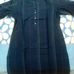 Libas Striped Cotton Kurti (Used)