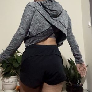 Workout Backless Hoodie