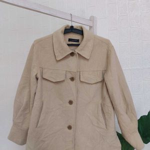 Causal  Loose Shacket Jacket