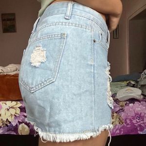 Denim Shorts By Shein