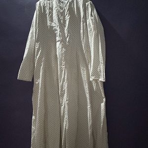 Front Slit Full Length Gown
