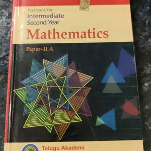 Intermediate Second Year Mathematics.