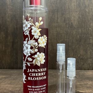 5/10ml Sample Bath And Body Works Japanese Cherry