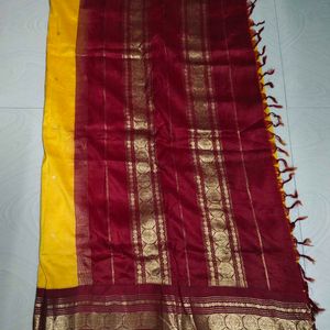 Pure Kanchi Pattu Saree 💛❤️