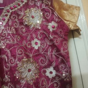 Heavy Embroidery Kurta For Ladies