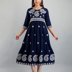 Blue Ethnic Gown