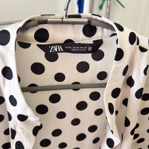 Zara Polka Dot Shirt