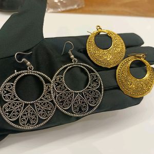 Oxidised Earrings