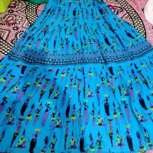 Cotton Long Skirt