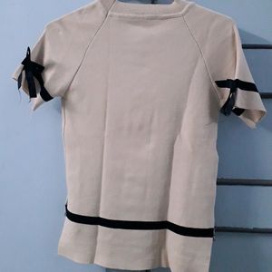 T Shirt with Side Bows